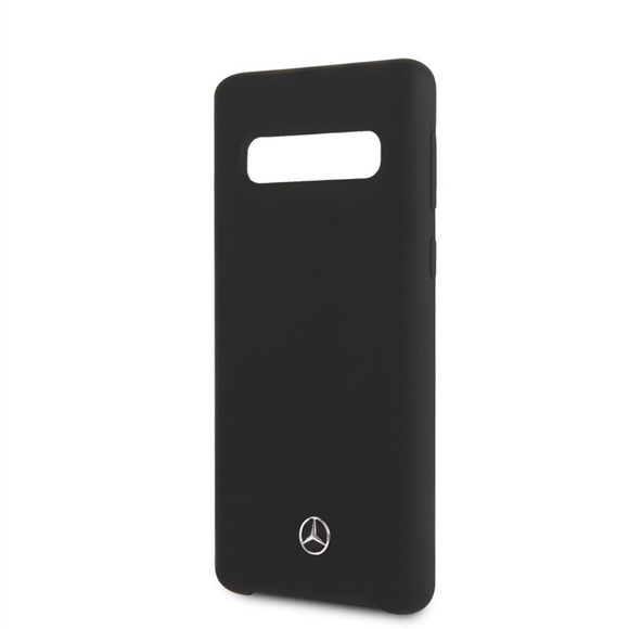 Genuine Mercedes Benz Liquid Silicone Impact Protection Case for Samsung Galaxy S10 - Black