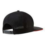 Toyota Gazoo Racing Flat Brim Snapback Cap Hat - BLACK / RED - Official Licensed Toyota Gazoo Racing Merchandise