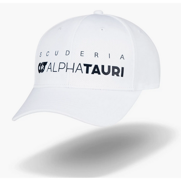 Alpha Tauri F1 Snapback Baseball Cap Hat - White - Official Licensed Team Wear