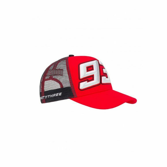 2020 NEW Marc Marquez MotoGP Trucker Cap - Red / Grey - Official Licensed Merchandise