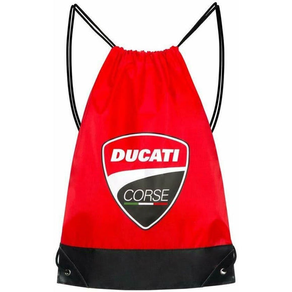 Ducati Corse Racing MotoGP Draw String Bag - Official Licensed Ducati Corse Merchandise