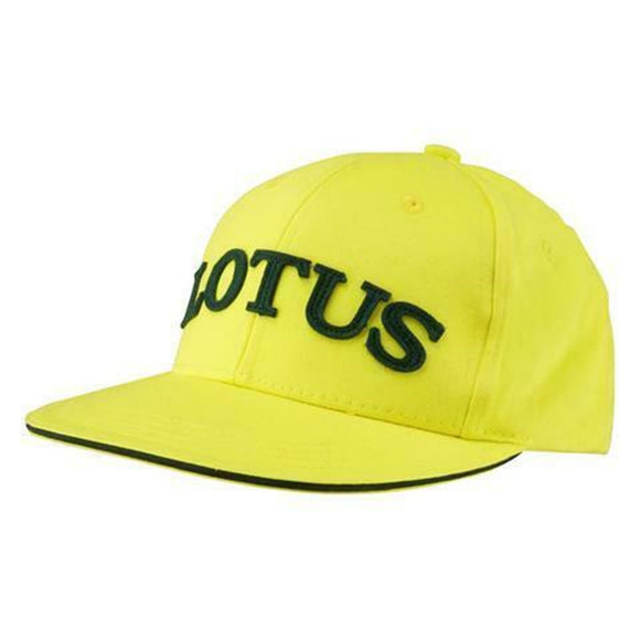 Lotus Cars KIDS Baseball Snapback Cap Hat - YELLOW - Official Lotus Merchandise Product