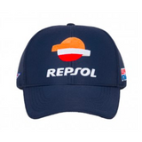 Honda HRC Repsol MotoGP Baseball Cap Hat - Navy Blue - Official Licensed Honda HRC Repsol Merchandise