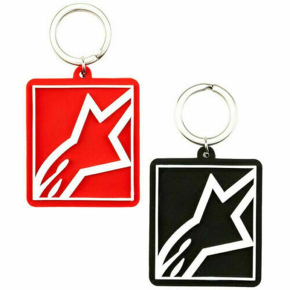 Alpinestars Corp Shift Keyfob Keyring - Black / Red Choice of 2 Colours - Genuine Alpinestars Product