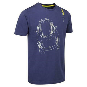Lotus Cars Men’s Evora 400 T-Shirt - BLUE - Official Lotus Merchandise Product