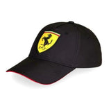 2020 Scuderia Ferrari F1™ Curved Brim Fan Wear Baseball Cap - Carbon Black - Official Licensed Fan Wear