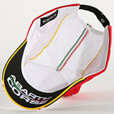 Abarth Corse Team Race Cap - White - Official Licensed Replica Team Wear