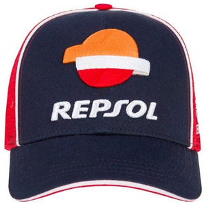 Honda HRC Repsol MotoGP Trucker Cap Hat - Official Licensed Honda HRC Repsol Merchandise