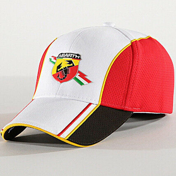 Abarth Corse Team Race Cap - White - Official Licensed Replica Team Wear