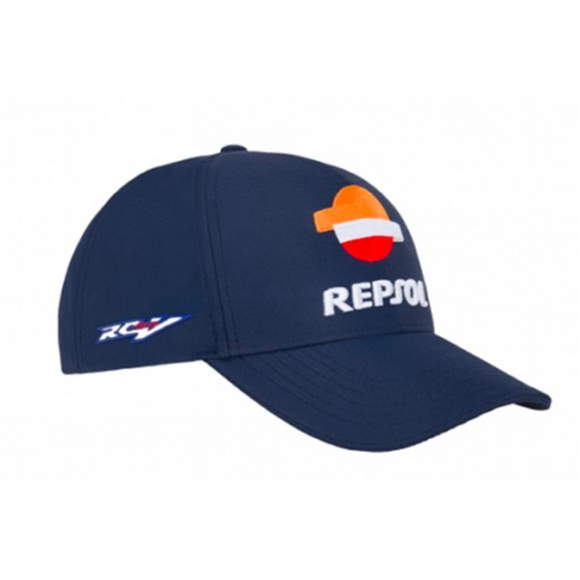 Honda HRC Repsol MotoGP Baseball Cap Hat - Navy Blue - Official Licensed Honda HRC Repsol Merchandise