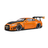 Solido Model 1:18 Scale Liberty Walk Works Type II Nissan R35 GTR - Orange - LBUK Official Product