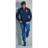 Sparco Martini Racing Long Sleeve Shirt - Blue / White - 2 Colours Available