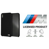 Genuine BMW M Sport Silicone Impact Case for Apple iPhone XS Max - Black - Get FNKD - Licenced Automotive Apparel & Accessories