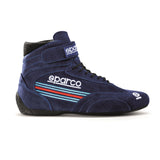 Sparco Martini Racing Top Race Boots - Blue Suede - FIA Approved