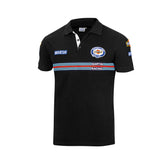 Sparco Martini Racing Replica Polo Shirt - Black / Blue / White - 3 Colours Available