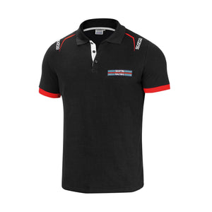 Sparco Martini Racing Embroidered Polo Shirt - Black / Blue / Red / White - 4 Colours Available