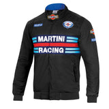 Sparco Martini Racing Replica Bomber Jacket - Black / Blue / White - 3 Colours Available