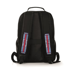 Sparco Martini Racing Stage Rucksack Backpack Laptop Bag - Black / Blue / Red - 3 Colours Available
