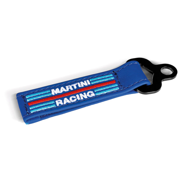 Sparco Martini Racing Leather Key Fob Keyring