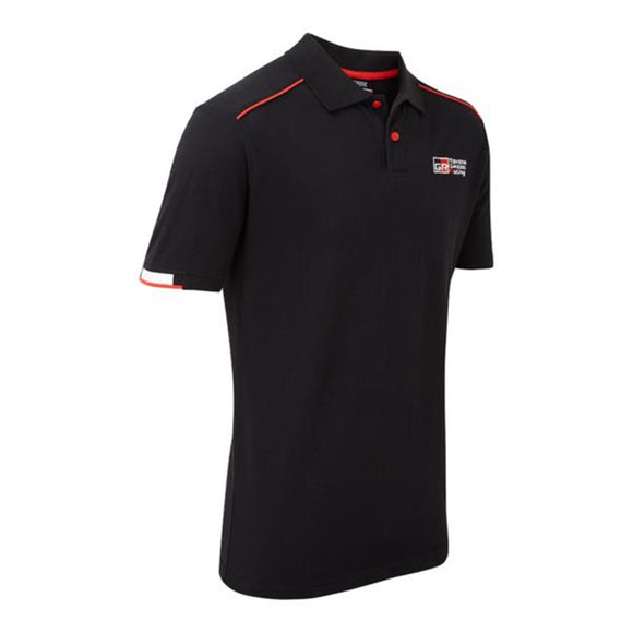 Official Toyota Gazoo Racing Mens Lifestyle Polo Shirt - Black - Official GR Merchandise