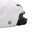 2020 BMW Motorsport Puma Flat Brim Cap Hat - White - Official Merchandise