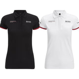 Porsche Motorsport Women’s Team Polo Shirt - BLACK OR WHITE - Official Licensed Replica Team Wear